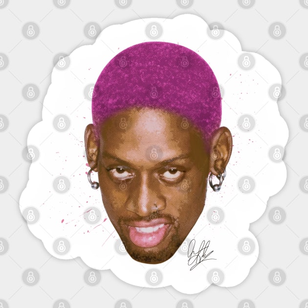 Rodman Sticker by Juantamad